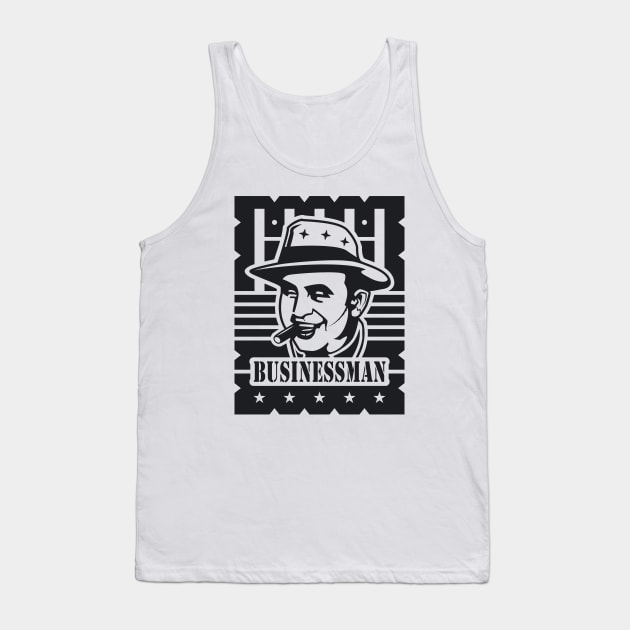 Businessman Tank Top by PEARSTOCK